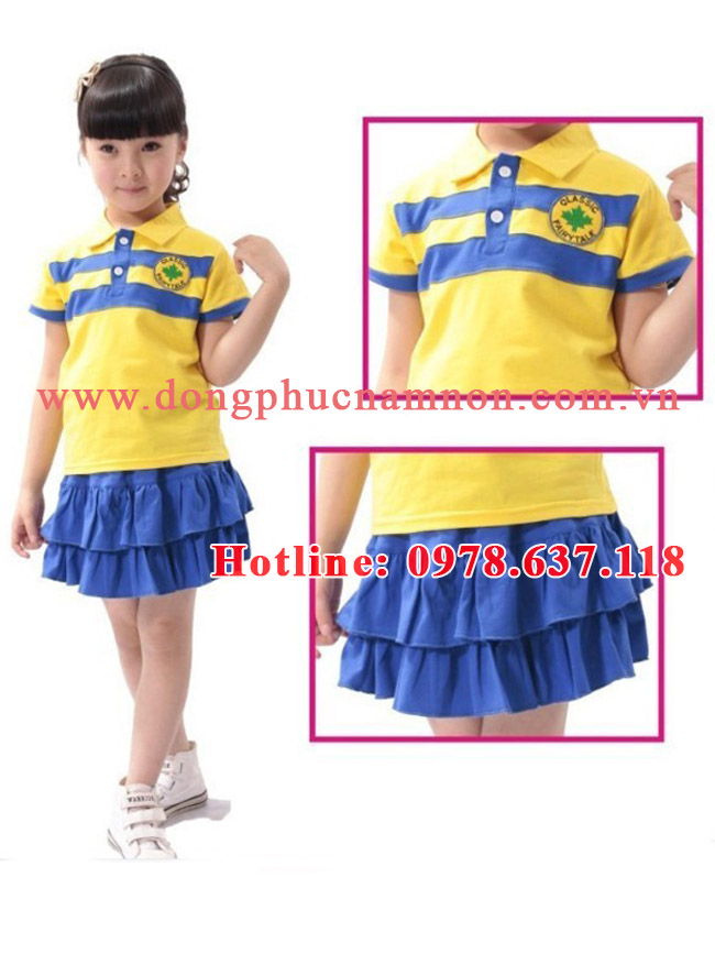 Mẫu đồng phục mầm non - DPMN04 | Mau dong phuc mam non